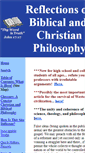 Mobile Screenshot of biblicalphilosophy.org